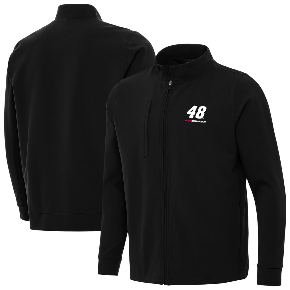  Alex Bowman Antigua Regard Full-Zip Jacket - Black